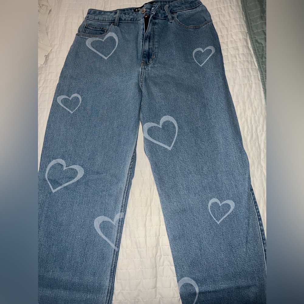 Hollister Heart Denim Jeans